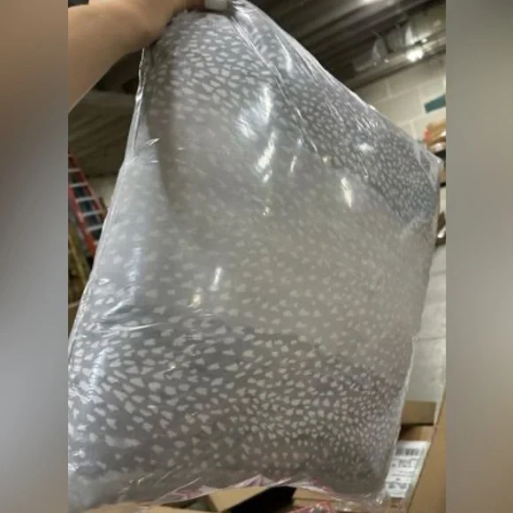 FAWN GREY Indoor-Outdoor Pillow By Kavka Designs 20x20 - Picture 2 of 3